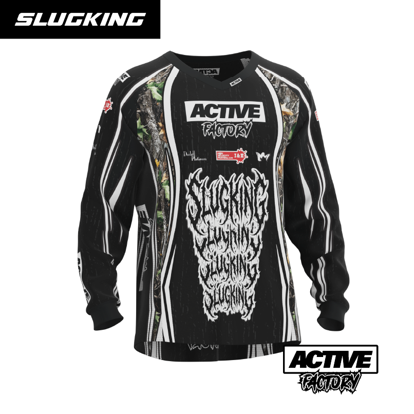 SLUGKING x Active Factory - Jersey - Heavy Slugs (Black)