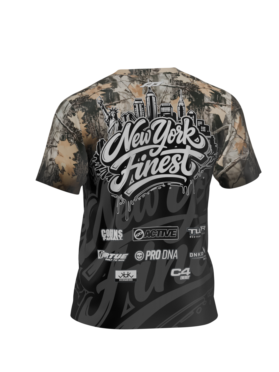 NYPD Finest - Dry Fit T-Shirt - Real-Tree Fade
