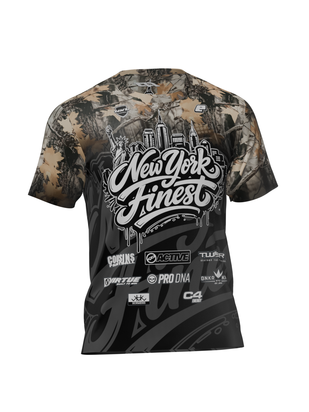 NYPD Finest - Dry Fit T-Shirt - Real-Tree Fade