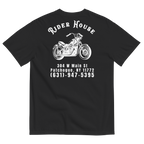 RiderHouse - Shop Tee - 100% Cotton (Black/White)