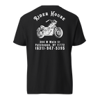 RiderHouse - Shop Tee - 100% Cotton (Black/White)