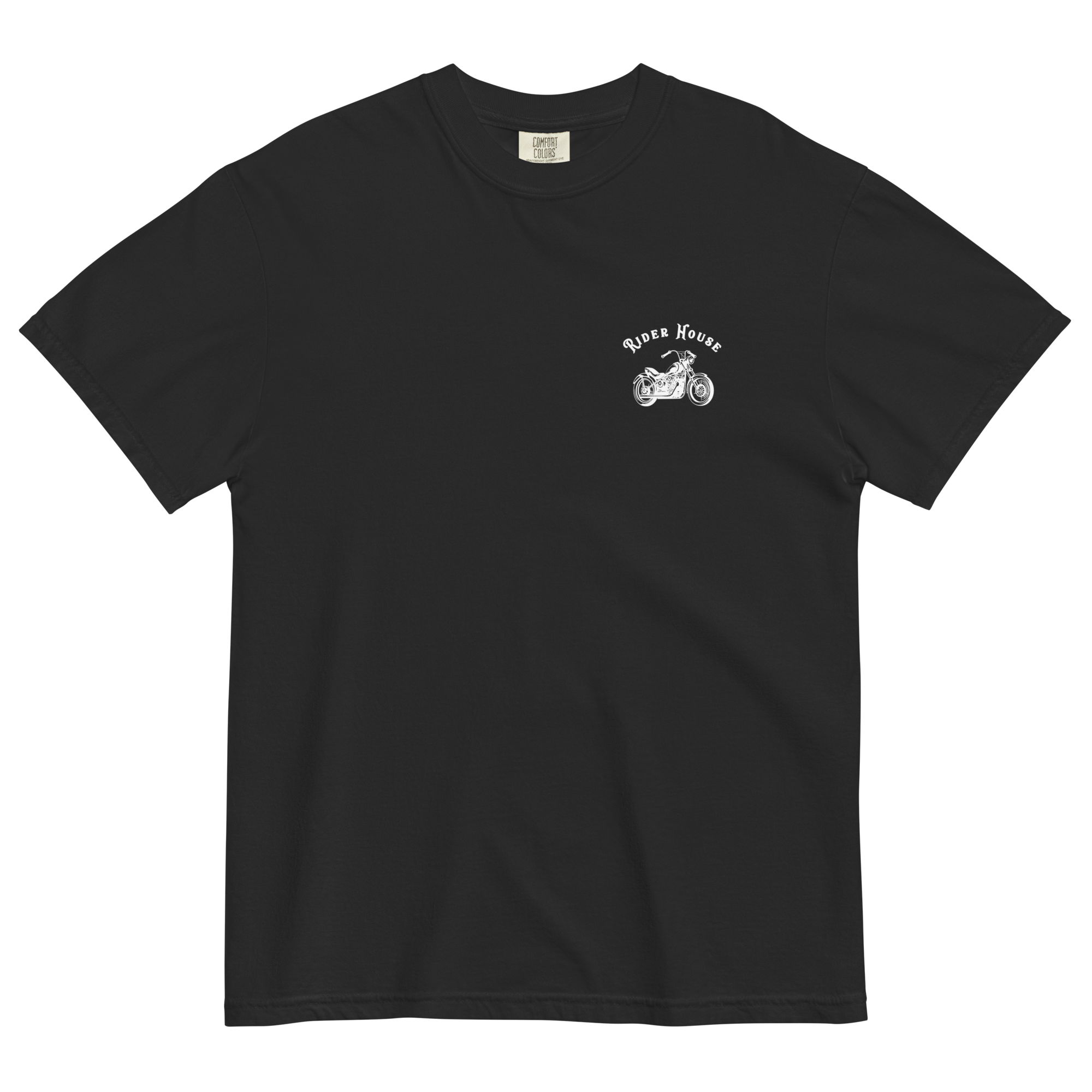 RiderHouse - Shop Tee - 100% Cotton (Black/White)