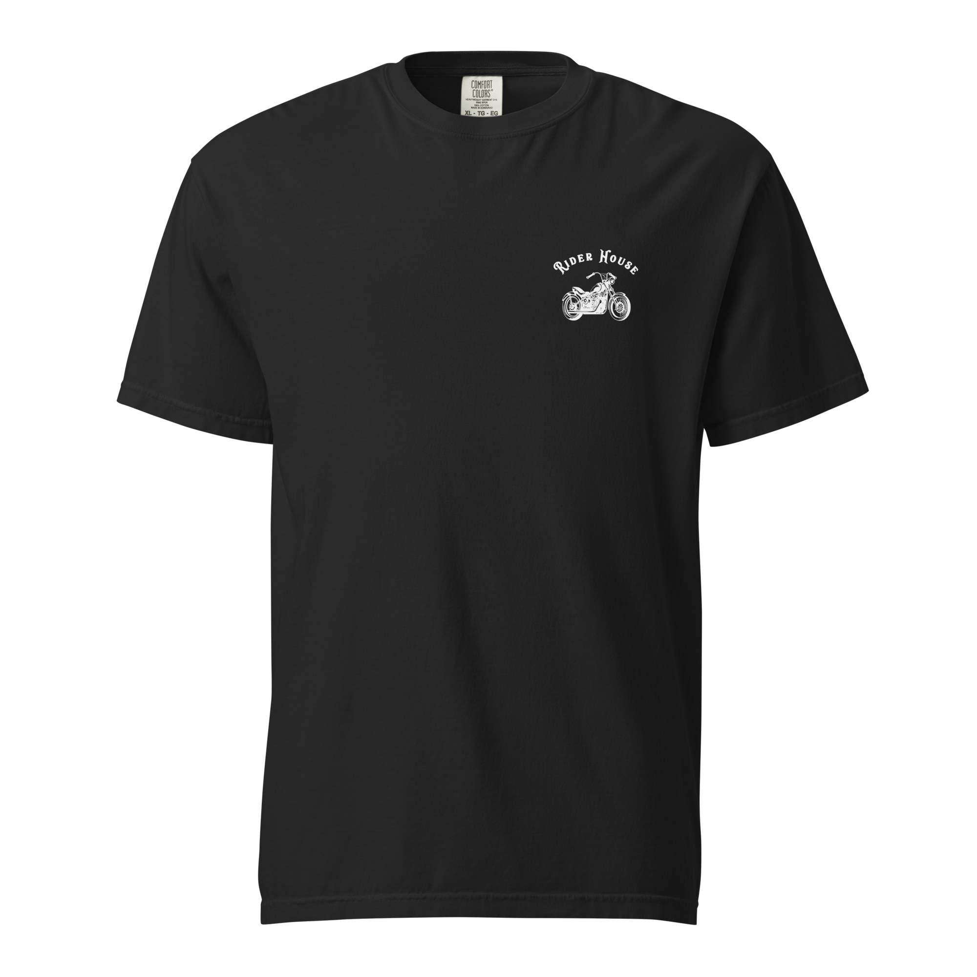 RiderHouse - Shop Tee - 100% Cotton (Black/White)