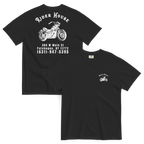RiderHouse - Shop Tee - 100% Cotton (Black/White)