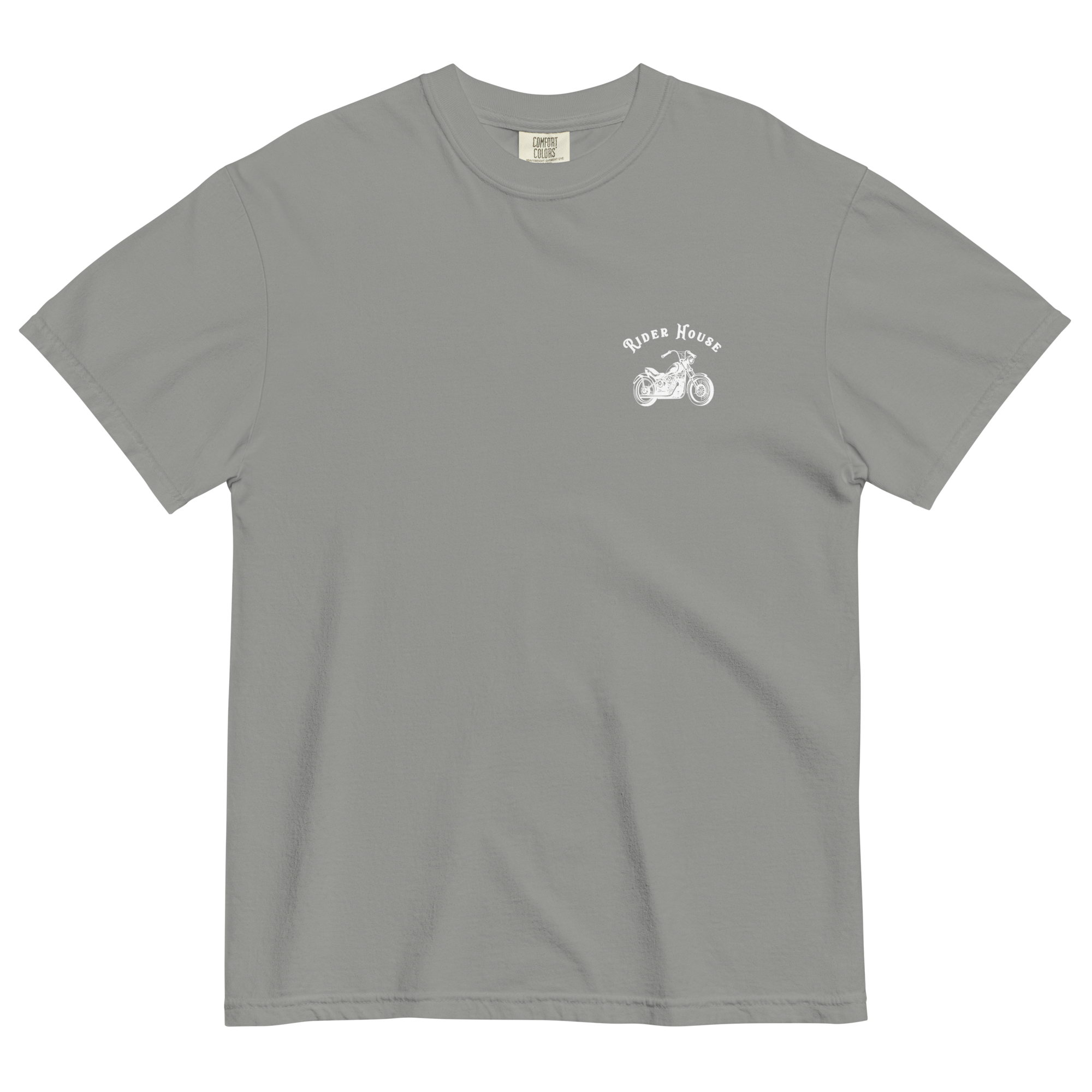 RiderHouse - Shop Tee - 100% Cotton (Grey/White)