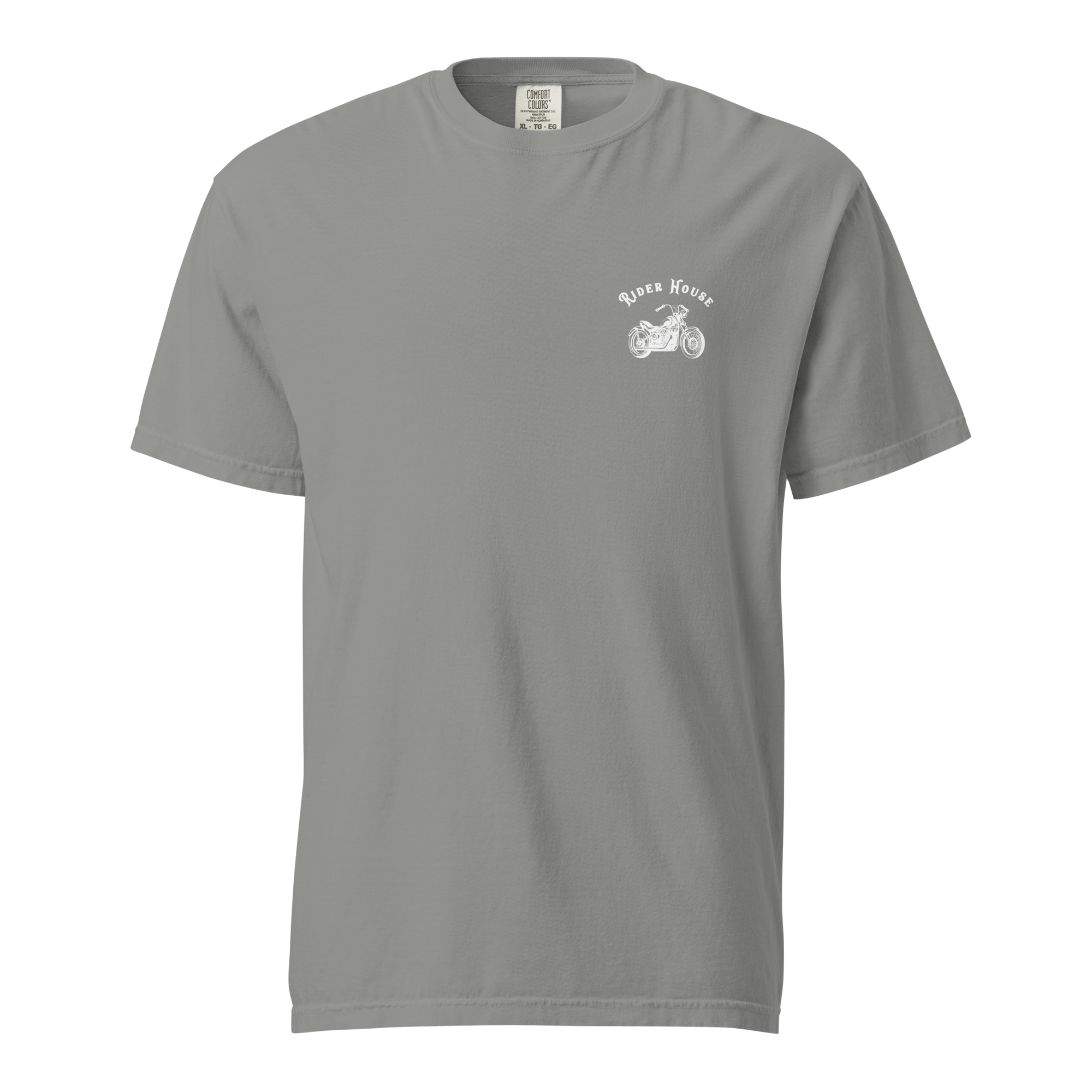 RiderHouse - Shop Tee - 100% Cotton (Grey/White)