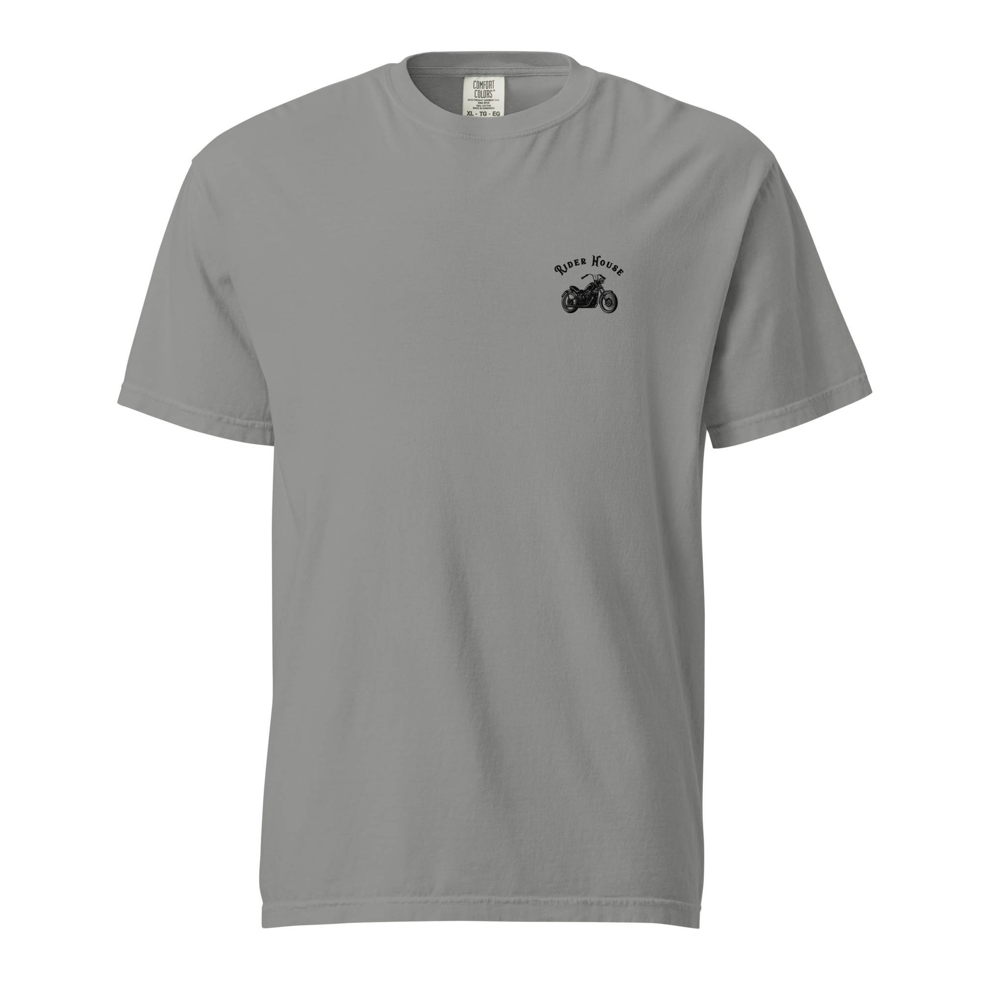 RiderHouse - Shop Tee - 100% Cotton (Grey/Black)