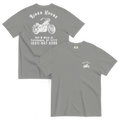 RiderHouse - Shop Tee - 100% Cotton (Grey/White)