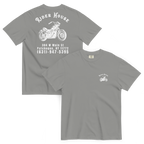 RiderHouse - Shop Tee - 100% Cotton (Grey/White)