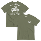 RiderHouse - Shop Tee - 100% Cotton (Olive/White)