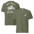 RiderHouse - Shop Tee - 100% Cotton (Olive/White)