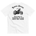 RiderHouse - Shop Tee - 100% Cotton (White/Black)