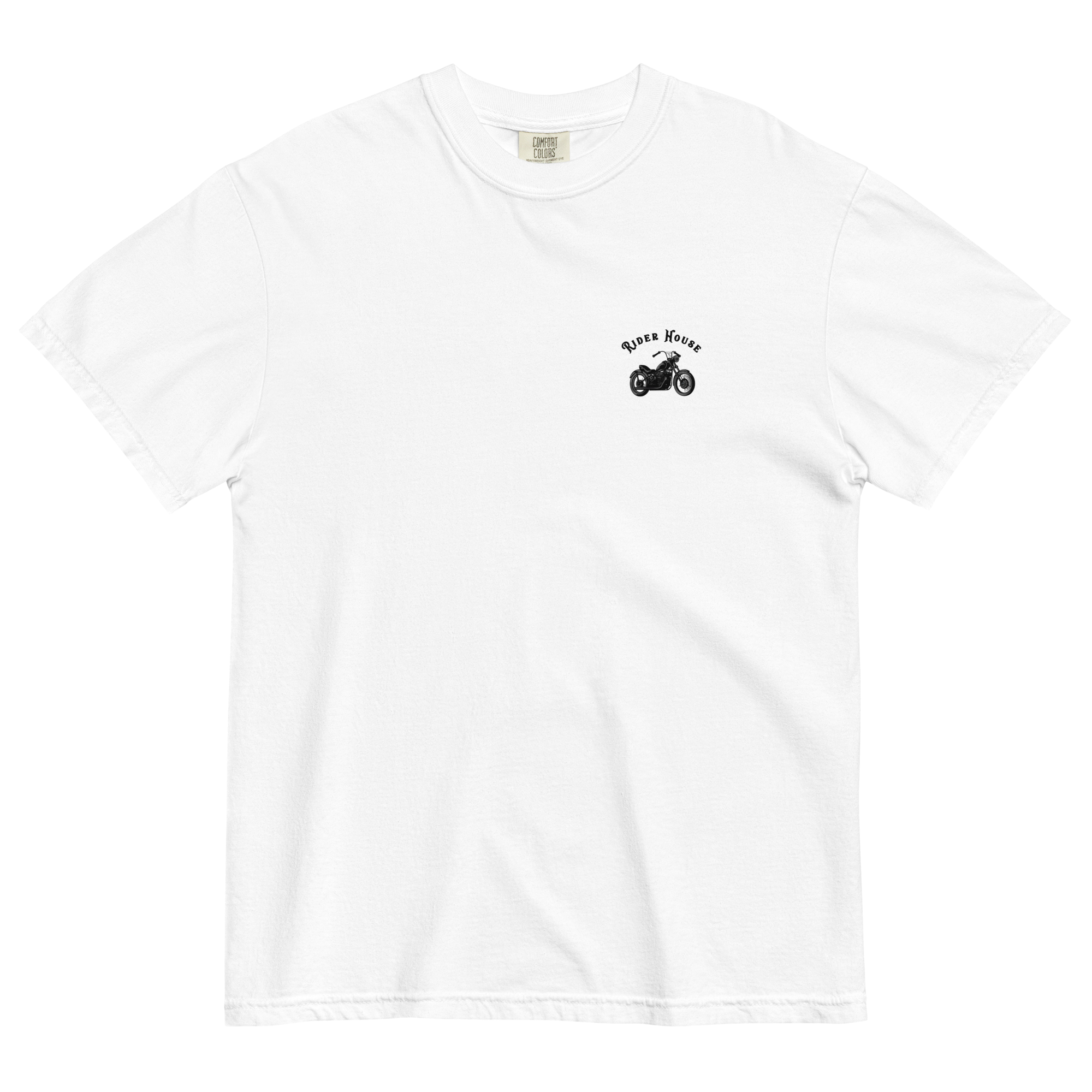 RiderHouse - Shop Tee - 100% Cotton (White/Black)