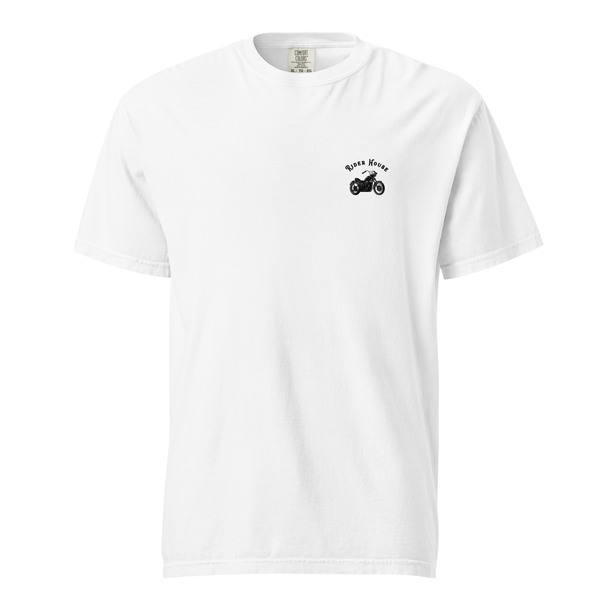 RiderHouse - Shop Tee - 100% Cotton (White/Black)