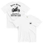 RiderHouse - Shop Tee - 100% Cotton (White/Black)