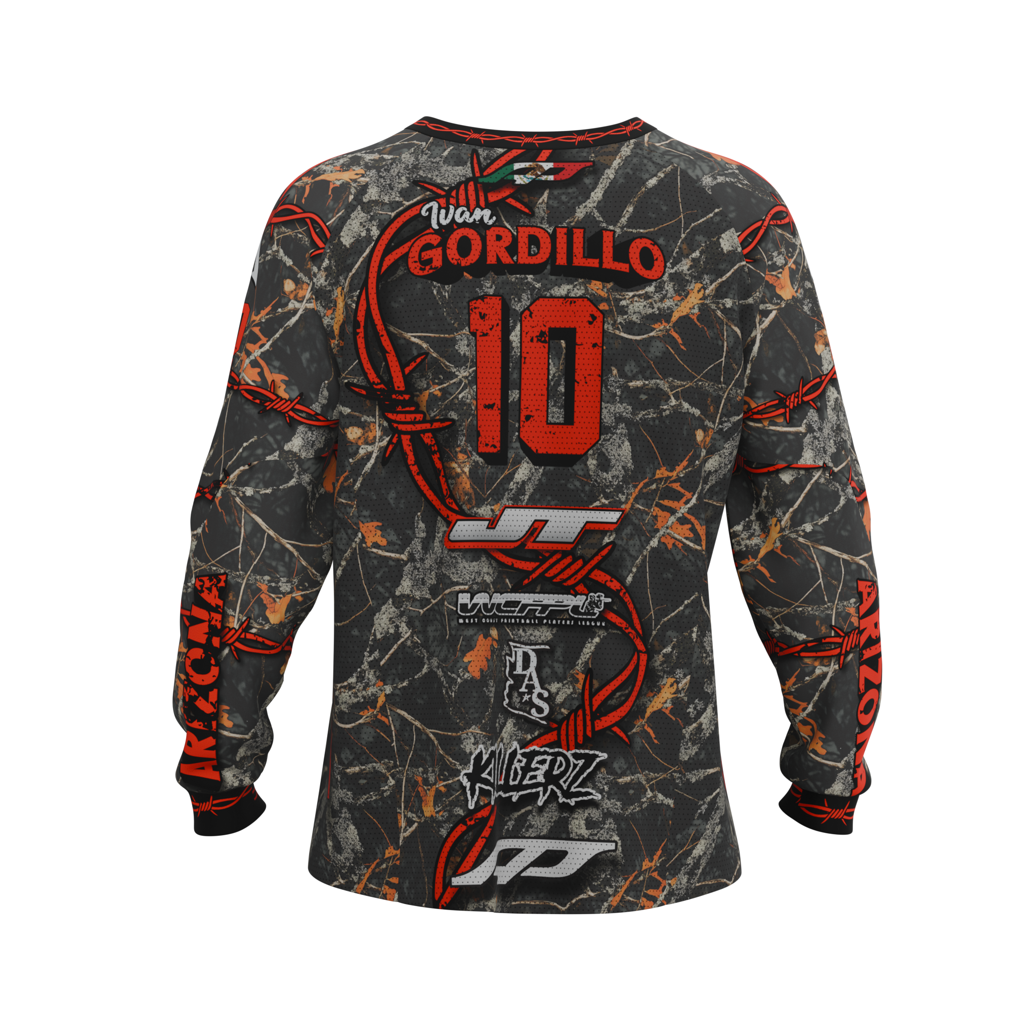 Pole Position x Killerz V1 - Jersey - Camouflage x Barbwire