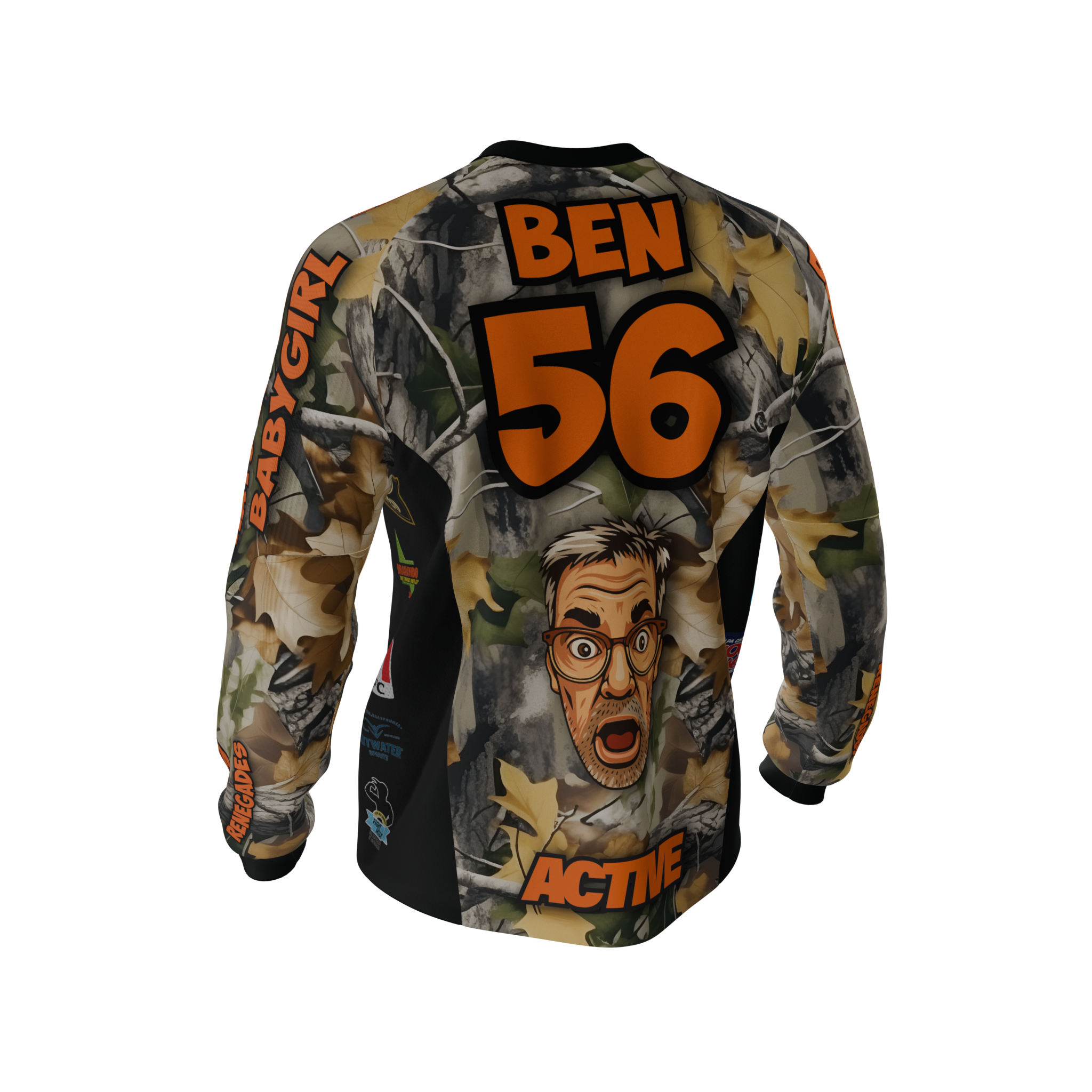 Uncle Ron's Renegades - Jersey - ORNG/WOOD