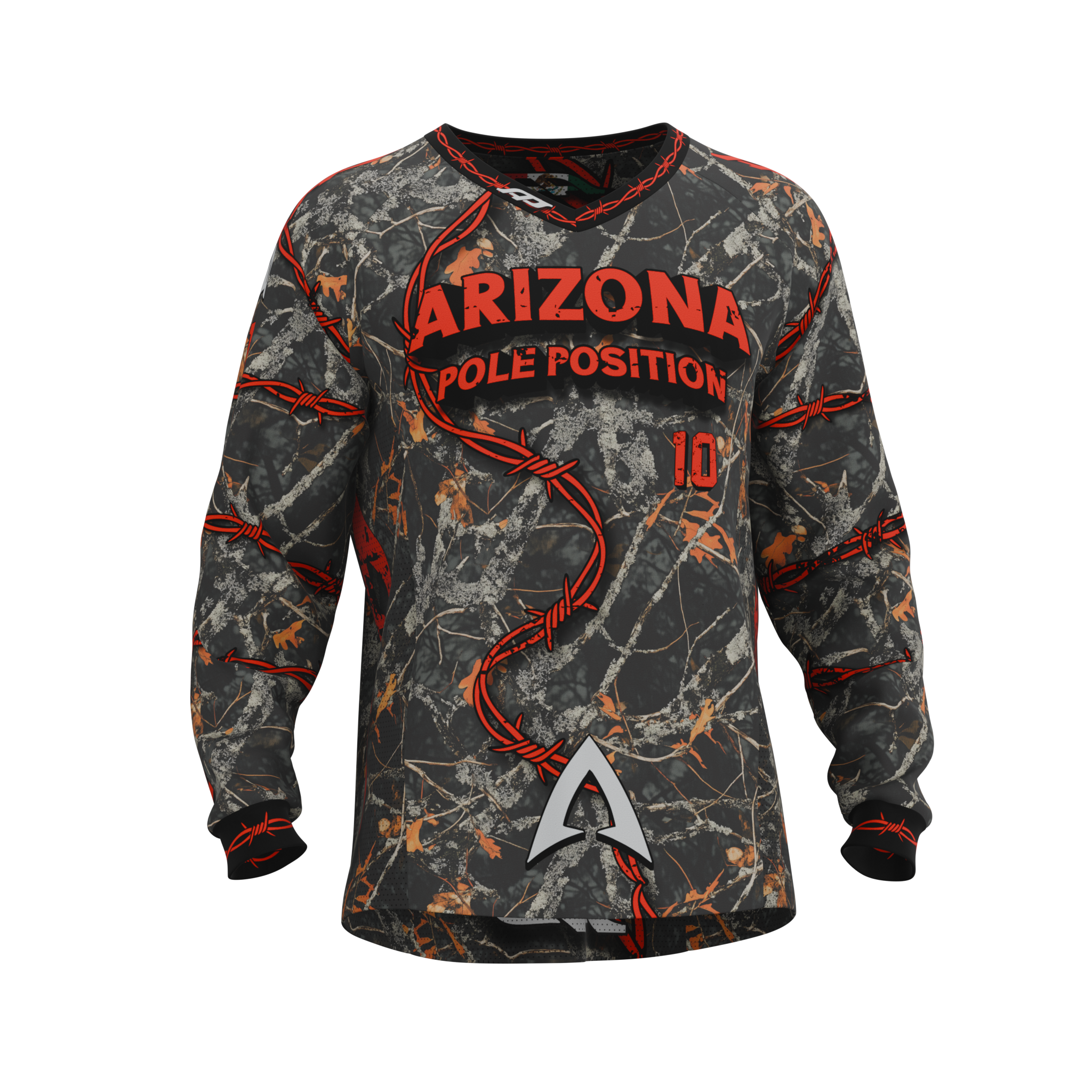 Pole Position x Killerz V1 - Jersey - Camouflage x Barbwire