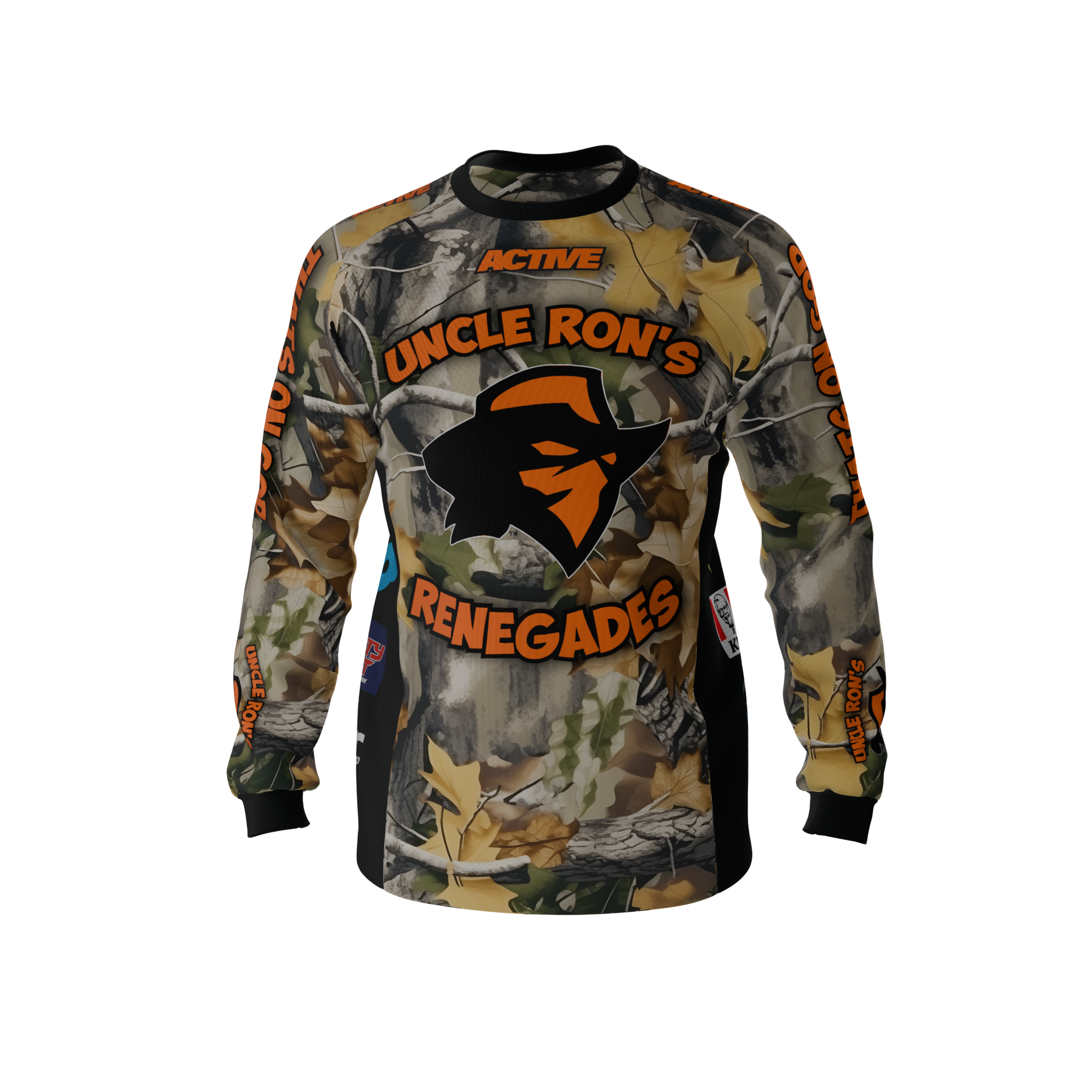 Uncle Ron's Renegades - Jersey - ORNG/WOOD