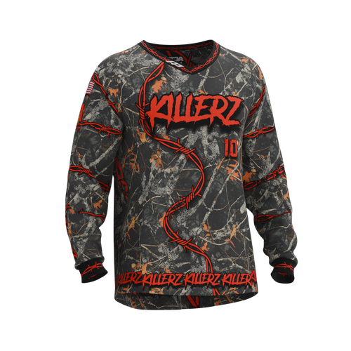 Active x Killerz - Jersey - Barbwire Washed Camo