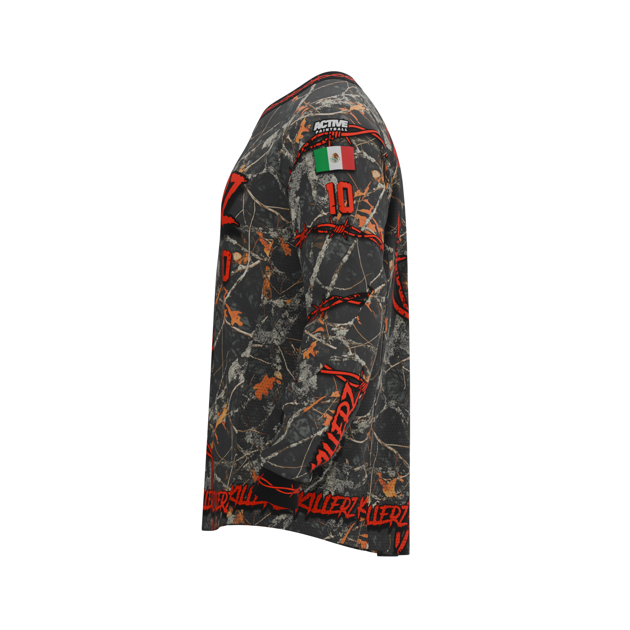 Active x Killerz - Jersey - Barbwire Washed Camo