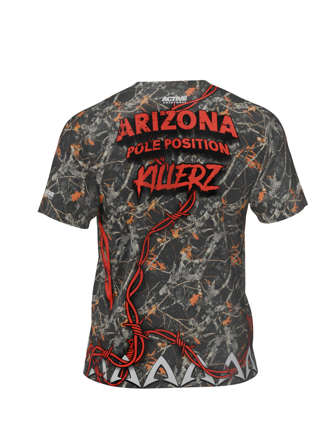 Pole Position Killerz - Dry Fit T-Shirt - Washed Camo